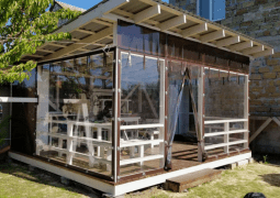 Гибкие окна для веранды