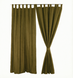 Штора уличная на веранду (В-220*Ш-150) Оливковая, (ткань Оксфорд 600)