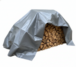 Тент из тарпаулина для укрытия дров